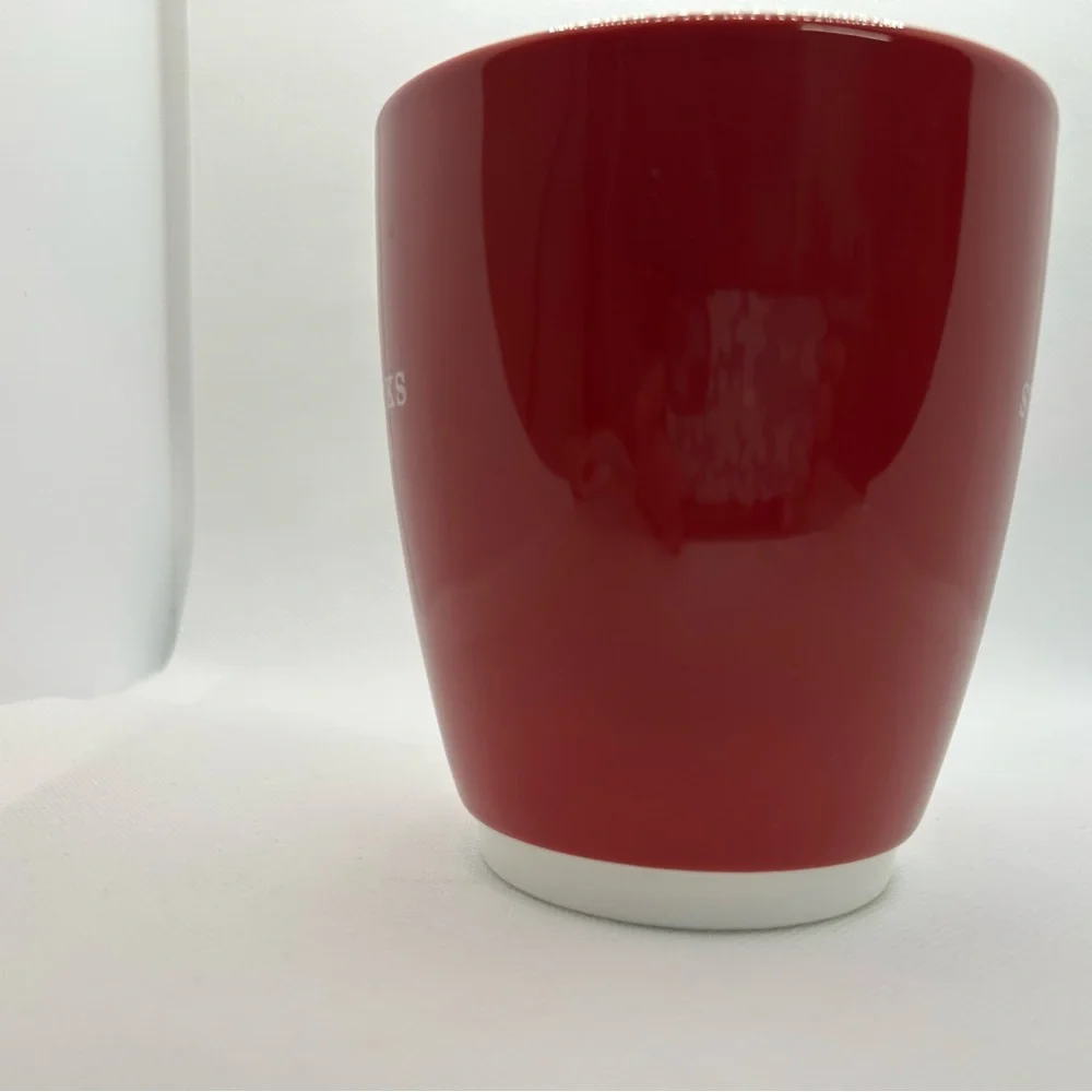 Starbucks 2007 Bold Red Mug with Logo - Picture 2 of 6